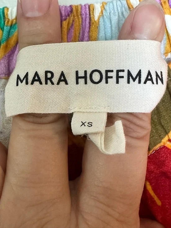 Mara Hoffman Bettina Floral Organic Cotton DropWaist Ruffle Maxi Luxury Skirt,XS - Picture 9 of 15